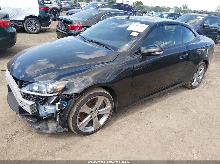 2013 Lexus Is VIN JTHFE2C20D2509471 IAAI salvage auction — FRONT & REAR, Salvage (Ohio), sold $2,250 on 2026-07-09 (photo 2)