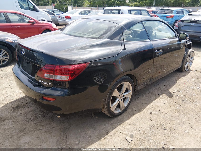 2013 Lexus Is VIN JTHFE2C20D2509471 IAAI salvage auction — FRONT & REAR, Salvage (Ohio), sold $2,250 on 2026-07-09 (photo 4)