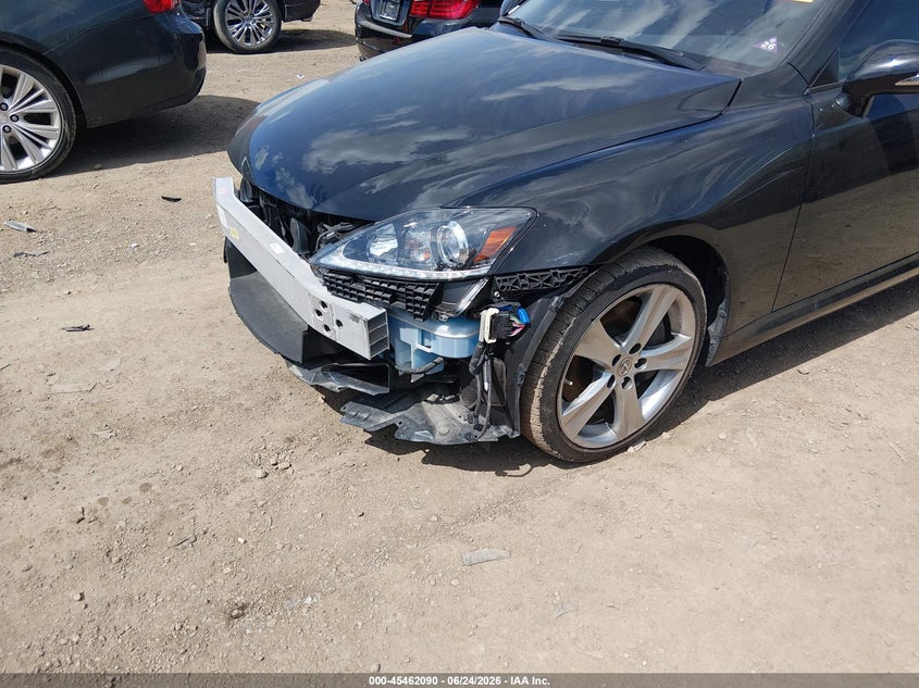 2013 Lexus Is VIN JTHFE2C20D2509471 IAAI salvage auction — FRONT & REAR, Salvage (Ohio), sold $2,250 on 2026-07-09 (photo 6)