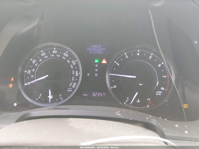 2013 Lexus Is VIN JTHFE2C20D2509471 IAAI salvage auction — FRONT & REAR, Salvage (Ohio), sold $2,250 on 2026-07-09 (photo 7)