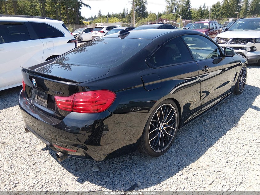 2015 BMW 4er VIN WBA3R1C5XFK194367 IAAI salvage auction — LEFT FRONT, Salvage Title, sold $8,900 on 2026-08-10 (photo 4)