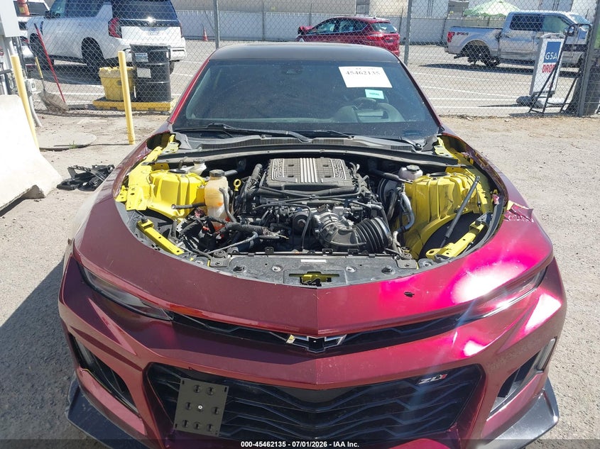 2018 Chevrolet Camaro VIN 1G1FK1R6XJ0139323 IAAI salvage auction — THEFT, Salvage (California), sold $10,000 on 2026-07-28 (photo 6)