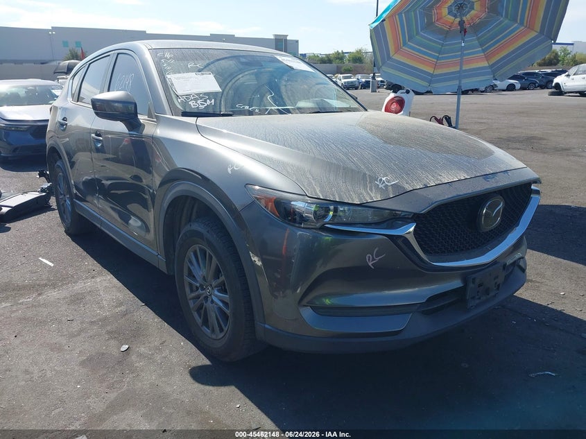 2021 Mazda Cx-5 VIN JM3KFBCM2M0449047 IAAI salvage auction — LEFT REAR, Salvage Title, sold $3,850 on 2026-07-16 (photo 1)