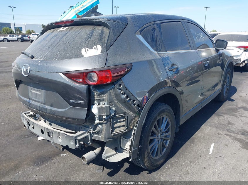 2021 Mazda Cx-5 VIN JM3KFBCM2M0449047 IAAI salvage auction — LEFT REAR, Salvage Title, sold $3,850 on 2026-07-16 (photo 4)