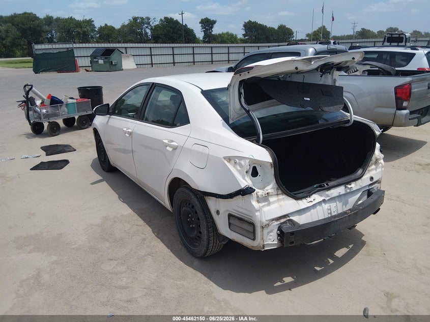 2016 Toyota Corolla VIN 5YFBURHE0GP446912 IAAI salvage auction — REAR END, Salvage (Texas), sold $2,000 on 2026-07-21 (photo 3)