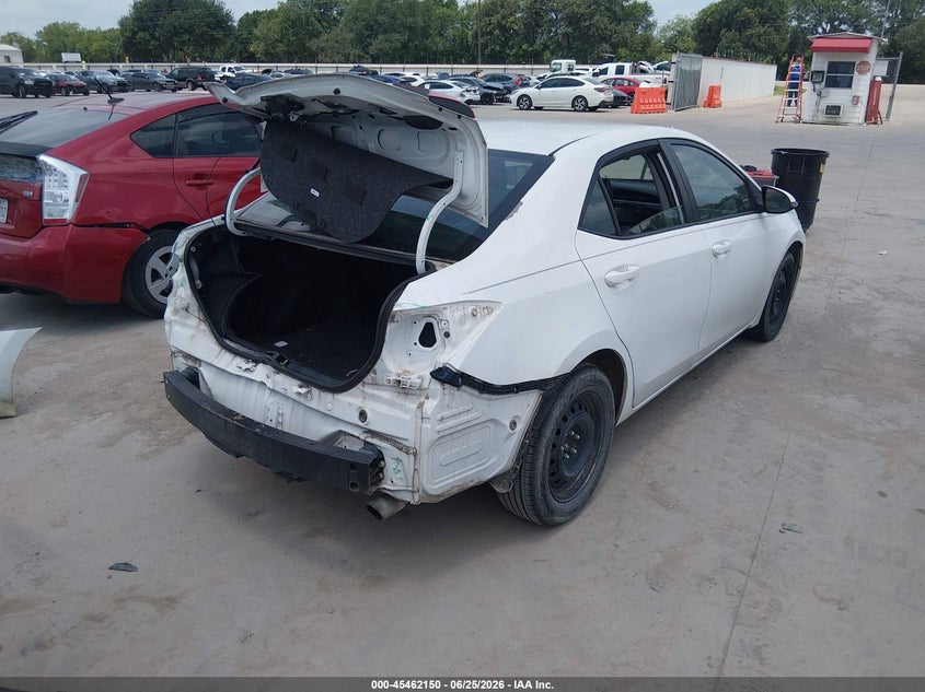 2016 Toyota Corolla VIN 5YFBURHE0GP446912 IAAI salvage auction — REAR END, Salvage (Texas), sold $2,000 on 2026-07-21 (photo 4)