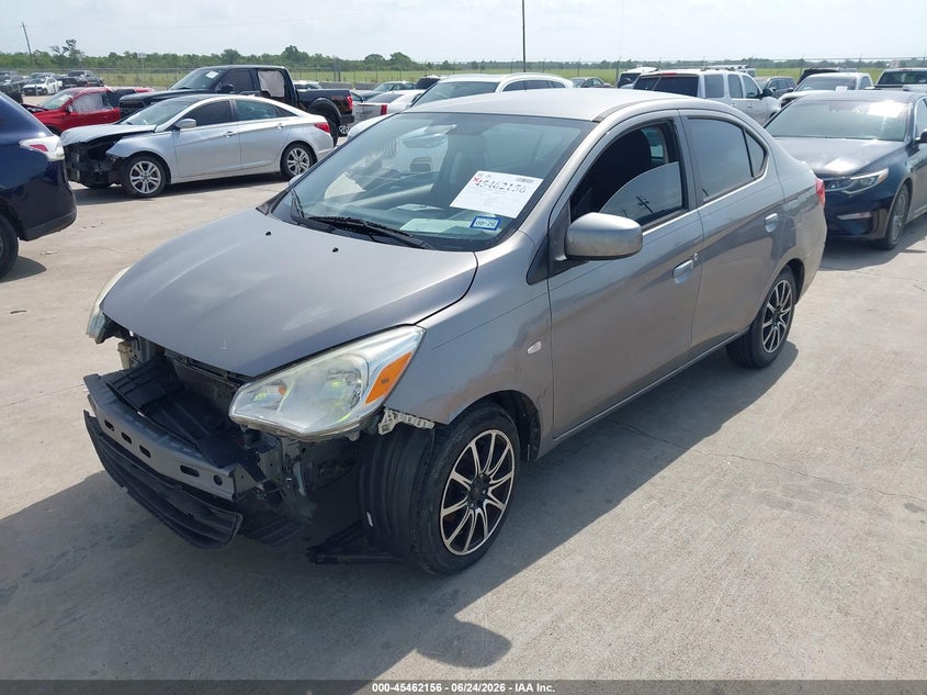 2017 Mitsubishi Mirage VIN ML32F3FJ3HHF06904 IAAI salvage auction — FRONT END, Salvage (Texas), sold $775 on 2026-07-10 (photo 2)
