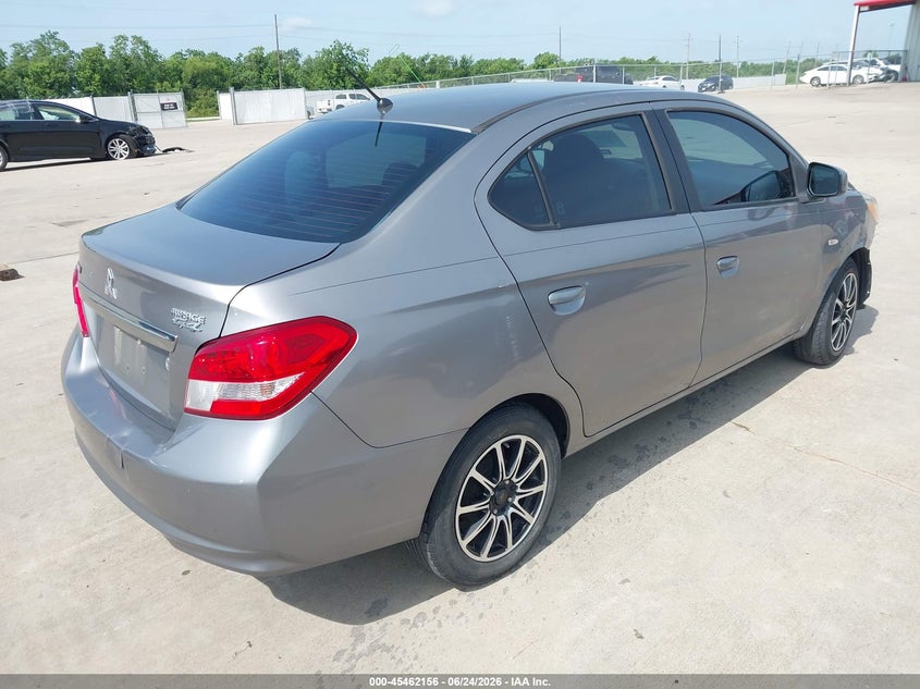 2017 Mitsubishi Mirage VIN ML32F3FJ3HHF06904 IAAI salvage auction — FRONT END, Salvage (Texas), sold $775 on 2026-07-10 (photo 4)