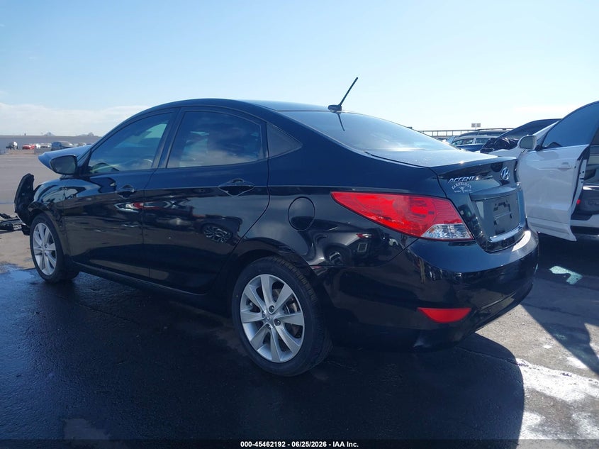 2012 Hyundai Accent VIN KMHCU4AE2CU137016 IAAI salvage auction — RIGHT FRONT, Salvage (Arizona), sold $200 on 2026-07-28 (photo 3)