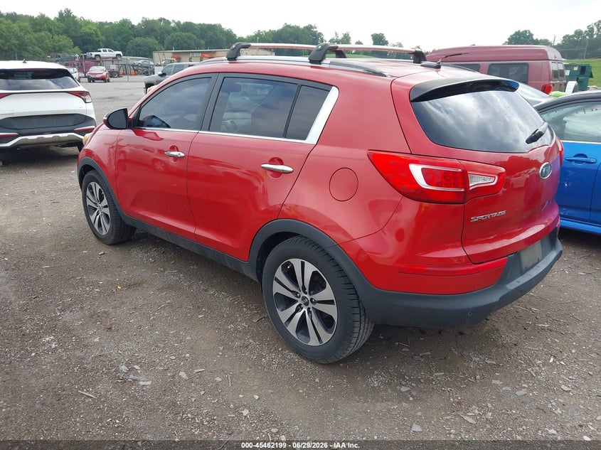 2012 Kia Sportage VIN KNDPC3A23C7329200 IAAI salvage auction — NORMAL WEAR, Clear (Virginia), sold $1,400 on 2026-07-29 (photo 3)