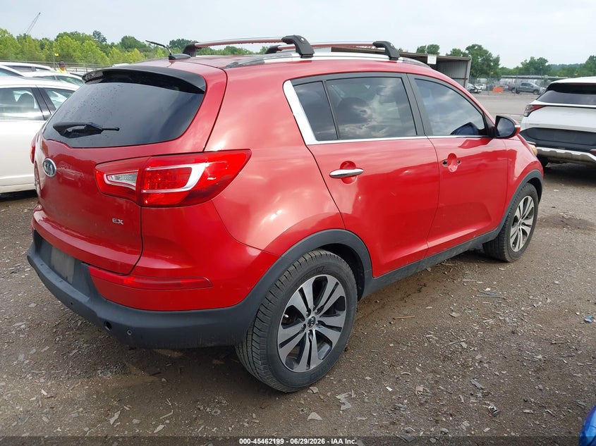 2012 Kia Sportage VIN KNDPC3A23C7329200 IAAI salvage auction — NORMAL WEAR, Clear (Virginia), sold $1,400 on 2026-07-29 (photo 4)