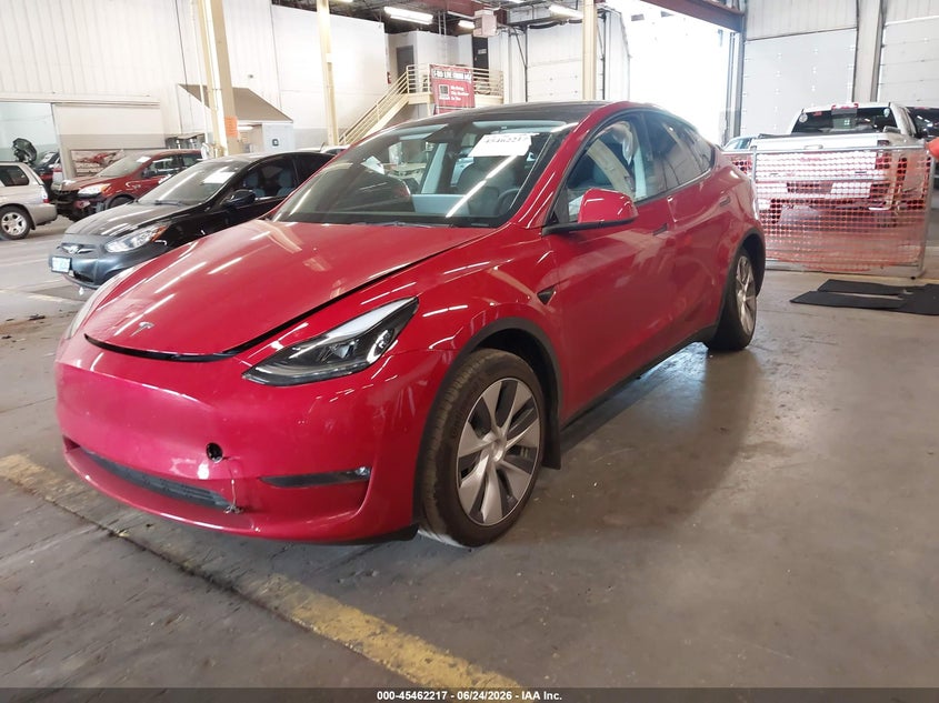 2023 Tesla Model y VIN 7SAYGDEE7PF798294 IAAI salvage auction — LEFT SIDE, Salvage (Oregon), sold $10,800 on 2026-08-28 (photo 2)