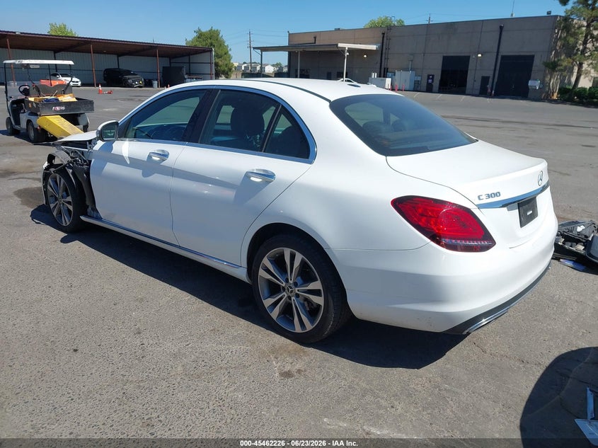 2020 Mercedes-benz C-klasse VIN WDDWF8EB7LR556149 IAAI salvage auction — FRONT END, Salvage Title, sold $7,475 on 2026-07-29 (photo 3)
