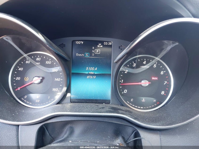 2020 Mercedes-benz C-klasse VIN WDDWF8EB7LR556149 IAAI salvage auction — FRONT END, Salvage Title, sold $7,475 on 2026-07-29 (photo 7)