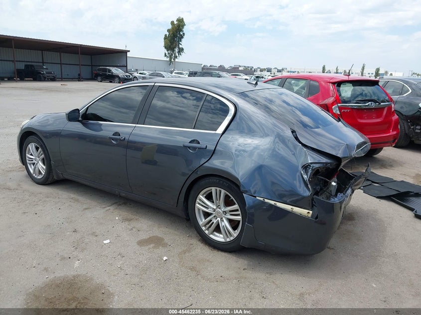 2013 Infiniti G VIN JN1CV6AP9DM712795 IAAI salvage auction — REAR END, Salvage (California), sold $600 on 2026-07-20 (photo 3)
