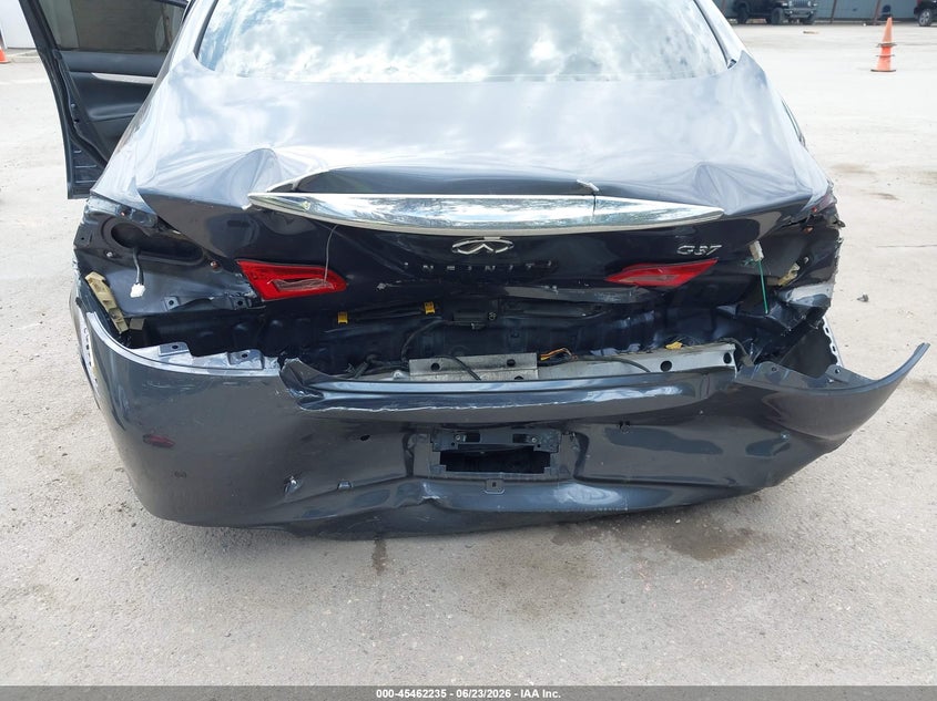 2013 Infiniti G VIN JN1CV6AP9DM712795 IAAI salvage auction — REAR END, Salvage (California), sold $600 on 2026-07-20 (photo 6)