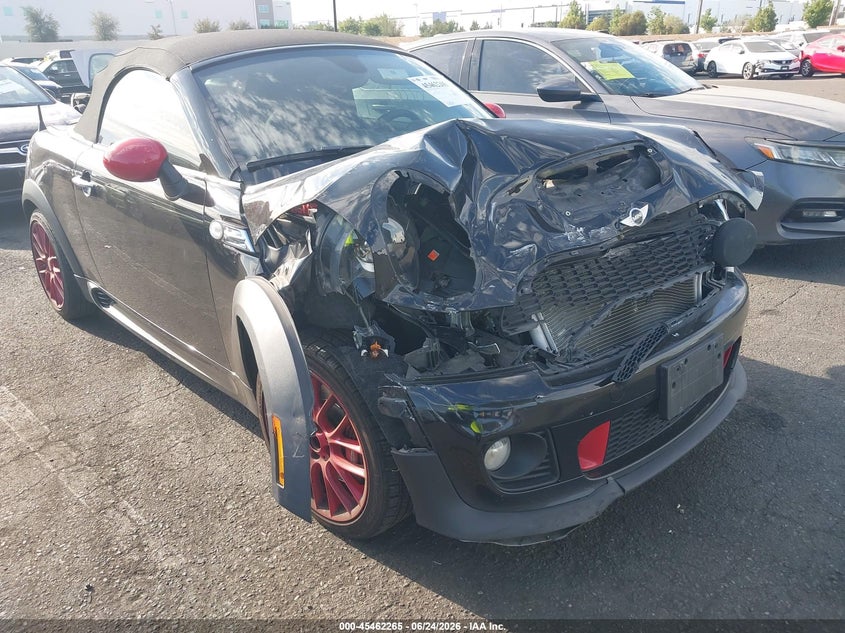 2013 Mini Roadster VIN WMWSY9C52DT626521 IAAI salvage auction — FRONT END, Salvage Title, sold $2,050 on 2026-07-17 (photo 1)