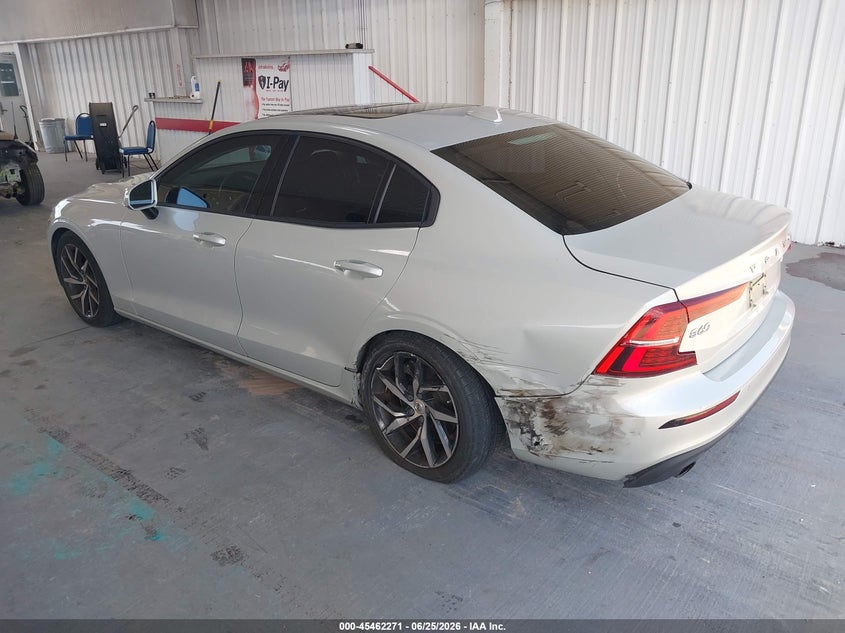 2019 Volvo S60 VIN 7JRA22TKXKG006701 IAAI salvage auction — REAR END, Rebuildable (Florida), sold $4,850 on 2026-07-09 (photo 3)