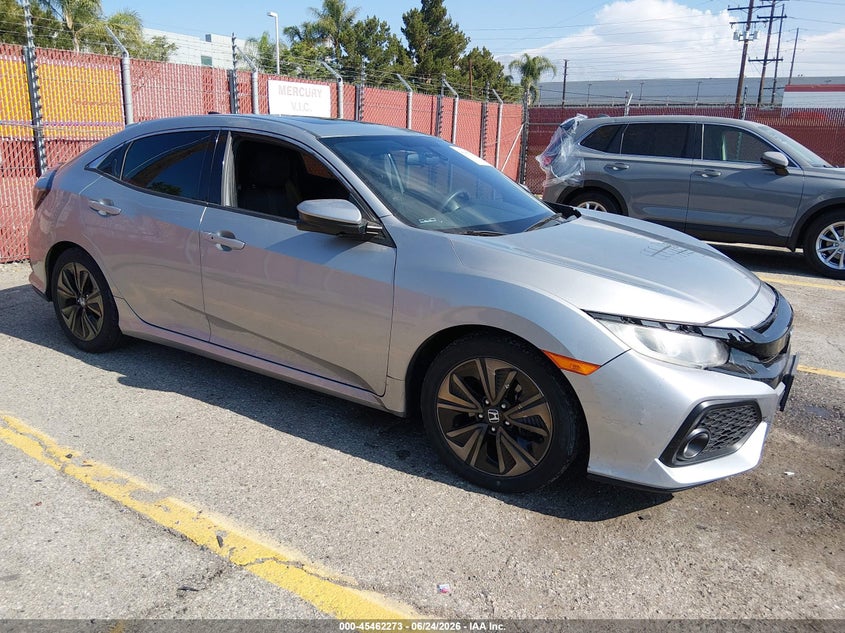 2018 Honda Civic VIN SHHFK7H55JU422957 IAAI salvage auction — LEFT FRONT, Salvage (California), sold $3,400 on 2026-07-21 (photo 1)