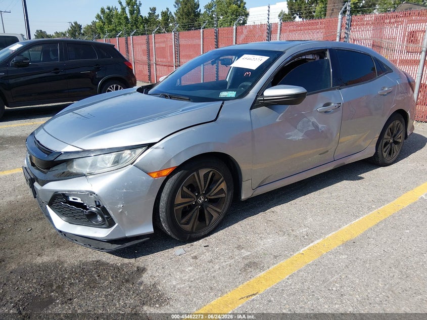 2018 Honda Civic VIN SHHFK7H55JU422957 IAAI salvage auction — LEFT FRONT, Salvage (California), sold $3,400 on 2026-07-21 (photo 2)