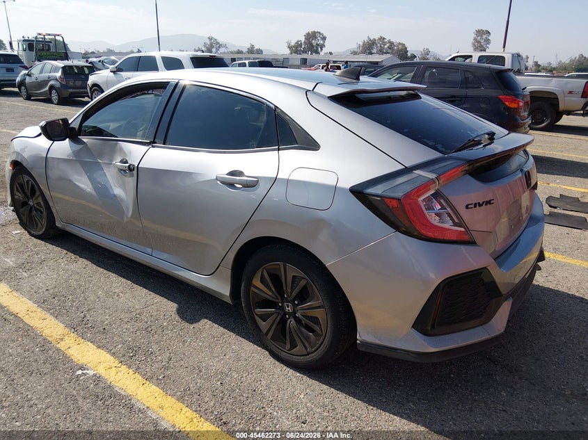 2018 Honda Civic VIN SHHFK7H55JU422957 IAAI salvage auction — LEFT FRONT, Salvage (California), sold $3,400 on 2026-07-21 (photo 3)
