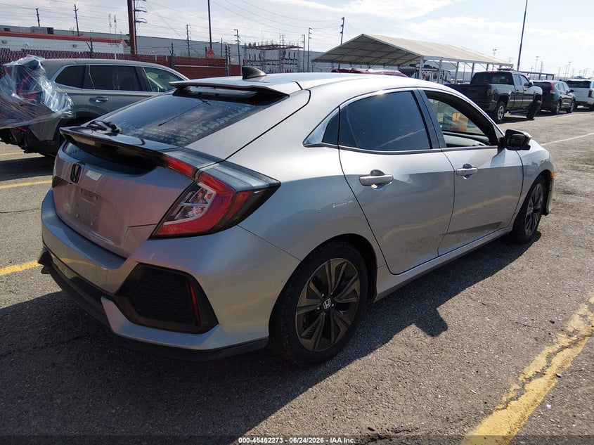 2018 Honda Civic VIN SHHFK7H55JU422957 IAAI salvage auction — LEFT FRONT, Salvage (California), sold $3,400 on 2026-07-21 (photo 4)