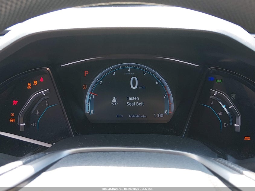 2018 Honda Civic VIN SHHFK7H55JU422957 IAAI salvage auction — LEFT FRONT, Salvage (California), sold $3,400 on 2026-07-21 (photo 7)
