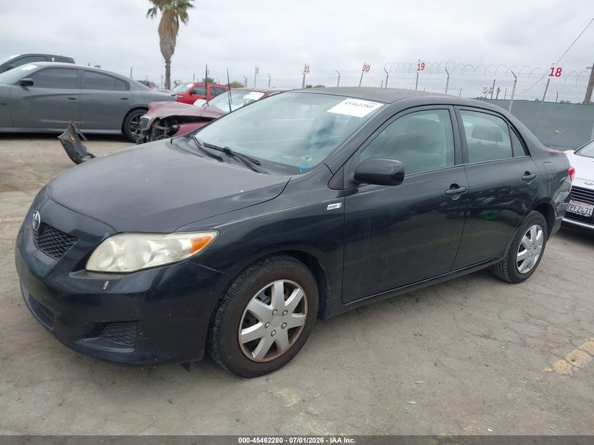 2009 Toyota Corolla VIN JTDBL40E699085633 IAAI salvage auction — RIGHT SIDE, Salvage (California), sold $1,375 on 2026-07-15 (photo 2)