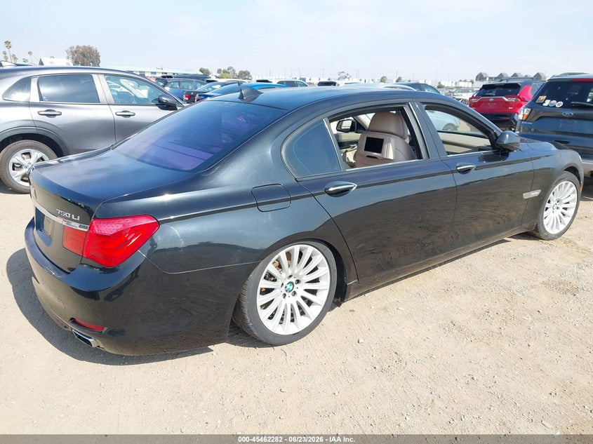 2009 BMW 7er VIN WBAKB83569CY61295 IAAI salvage auction — NORMAL WEAR, Clear - Dealer Only (California), sold $750 on 2026-07-13 (photo 4)