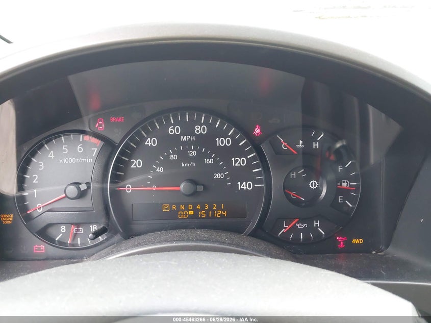 2004 Nissan Pathfinder VIN 5N1AA08B04N728283 IAAI salvage auction — NORMAL WEAR, Clear (Washington), sold $325 on 2026-07-08 (photo 7)