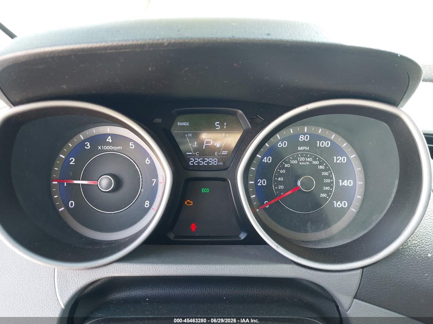 2014 Hyundai Elantra VIN KMHDH4AH0EU101458 IAAI salvage auction — NORMAL WEAR, Clear (Florida), sold $400 on 2026-07-29 (photo 7)