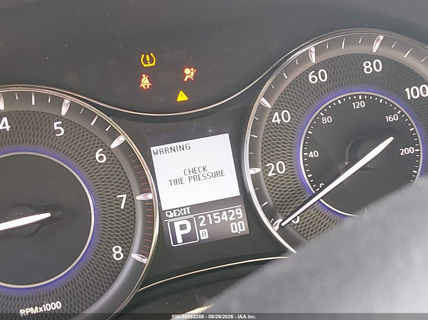 2011 Infiniti Qx56 VIN JN8AZ2NE8B9004388 IAAI salvage auction — NORMAL WEAR, Clear (Oklahoma), sold $900 on 2026-07-28 (photo 7)