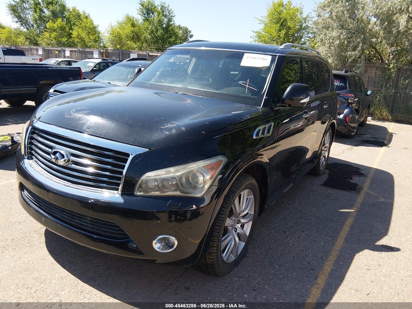2011 Infiniti Qx56 VIN JN8AZ2NE8B9004388 IAAI salvage auction — NORMAL WEAR, Clear (Oklahoma), sold $900 on 2026-07-28 (photo 2)