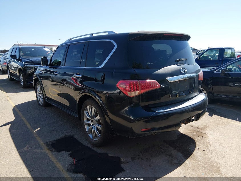 2011 Infiniti Qx56 VIN JN8AZ2NE8B9004388 IAAI salvage auction — NORMAL WEAR, Clear (Oklahoma), sold $900 on 2026-07-28 (photo 3)