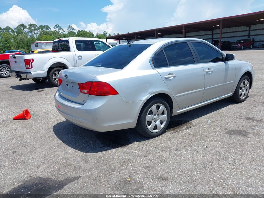 2009 Kia Optima VIN KNAGE228895302549 IAAI salvage auction — NORMAL WEAR, Clear (Florida), sold $275 on 2026-07-28 (photo 4)