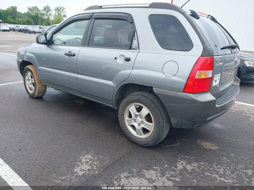 2007 Kia Sportage VIN KNDJF724277332406 IAAI salvage auction — NORMAL WEAR, Clear (Tennessee), sold $200 on 2026-07-21 (photo 3)