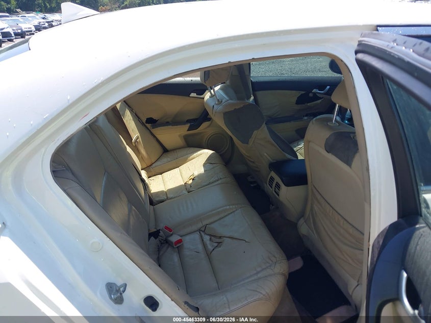 2011 Acura Tsx VIN JH4CU2F62BC015138 IAAI salvage auction — NORMAL WEAR, Clear (Florida), sold $25 on 2026-07-30 (photo 8)