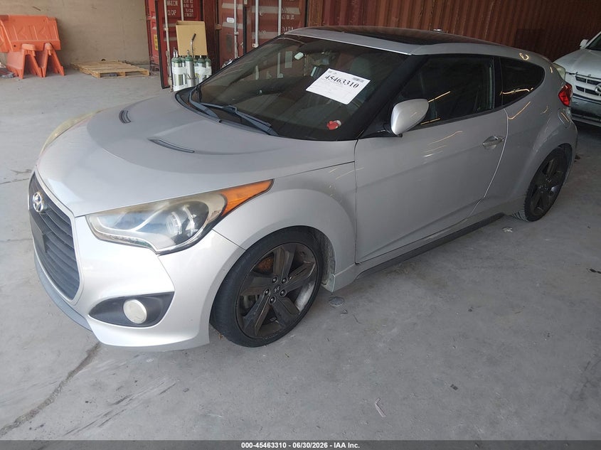 2014 Hyundai Veloster VIN KMHTC6AEXEU202261 IAAI salvage auction — NORMAL WEAR, Clear (Georgia), sold $25 on 2026-07-29 (photo 2)