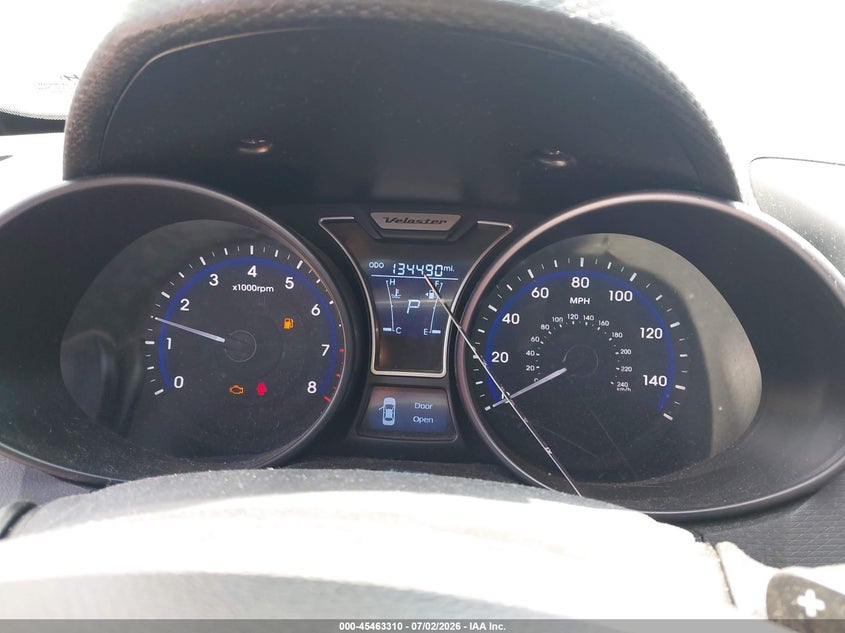 2014 Hyundai Veloster VIN KMHTC6AEXEU202261 IAAI salvage auction — NORMAL WEAR, Clear (Georgia), sold $25 on 2026-07-29 (photo 7)