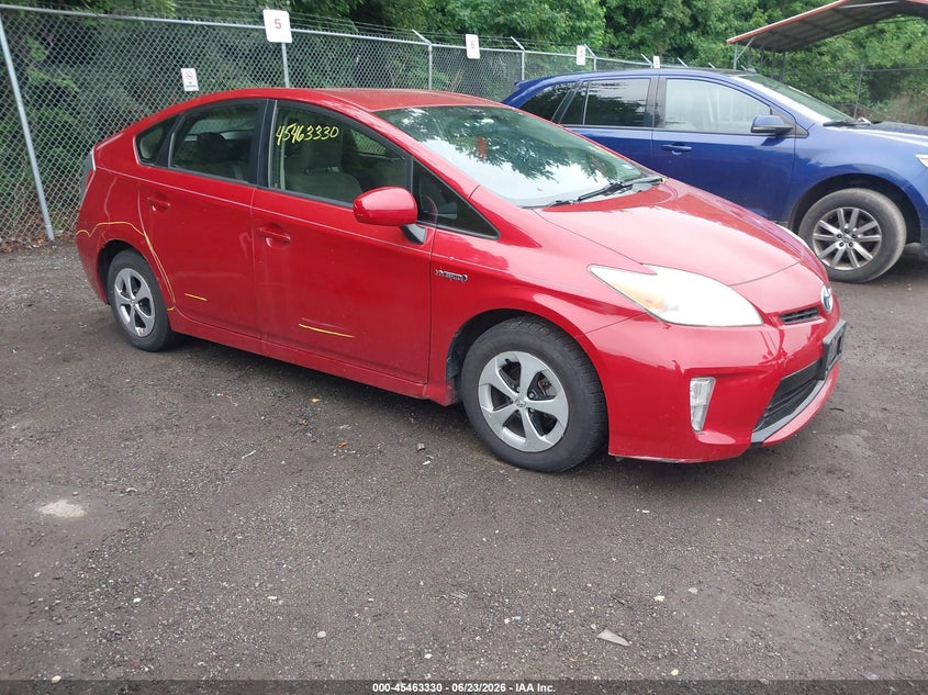 2013 Toyota Prius VIN JTDKN3DU7D1618585 IAAI salvage auction — NORMAL WEAR, Clear (Maryland), sold $2,050 on 2026-07-14 (photo 1)