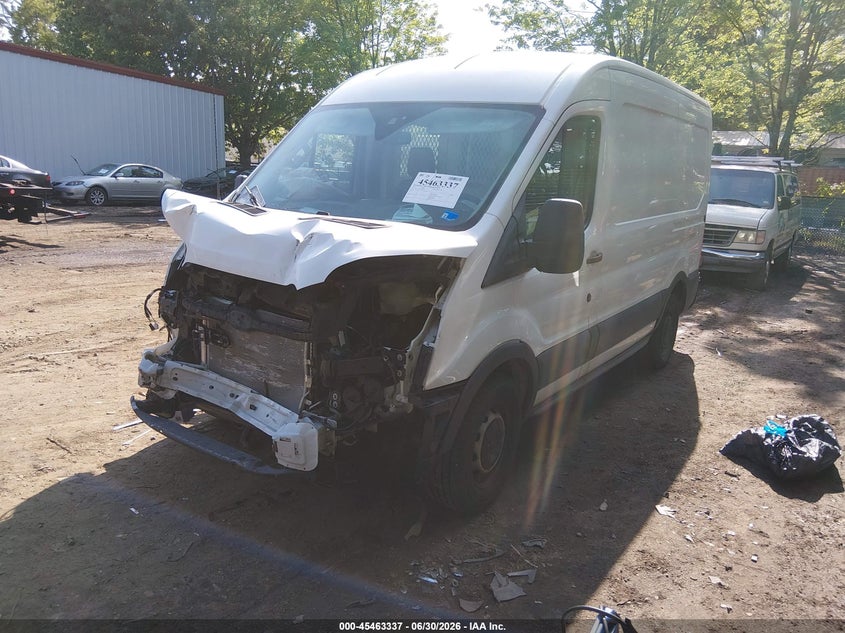 2017 Ford Transit 150 VIN 1FTYE1CM3HKB48135 IAAI salvage auction — FRONT END, Clear (Virginia), sold $3,350 on 2026-07-09 (photo 2)