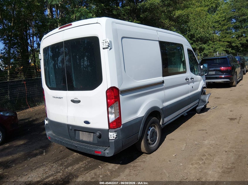 2017 Ford Transit 150 VIN 1FTYE1CM3HKB48135 IAAI salvage auction — FRONT END, Clear (Virginia), sold $3,350 on 2026-07-09 (photo 4)