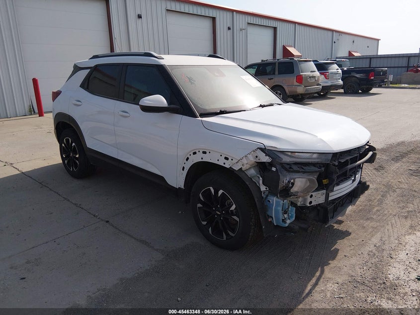 2023 Chevrolet Trailblazer VIN KL79MRSLXPB033140 IAAI salvage auction — FRONT END, Regular Certificate (Iowa), sold $5,300 on 2026-07-14 (photo 1)