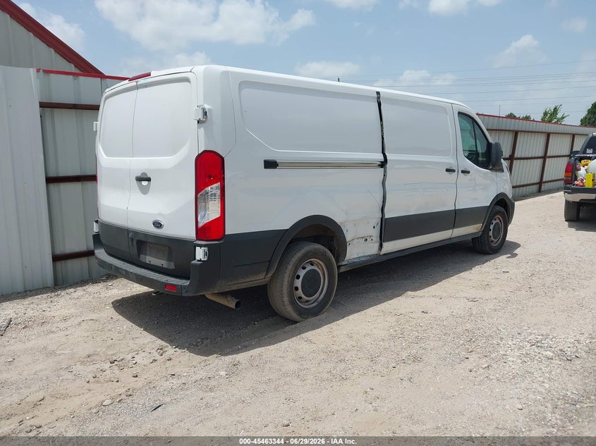 2023 Ford Transit-250 VIN 1FTBR1Y89PKB49049 IAAI salvage auction — LEFT & RIGHT, Clear (Texas), sold $12,050 on 2026-07-09 (photo 4)