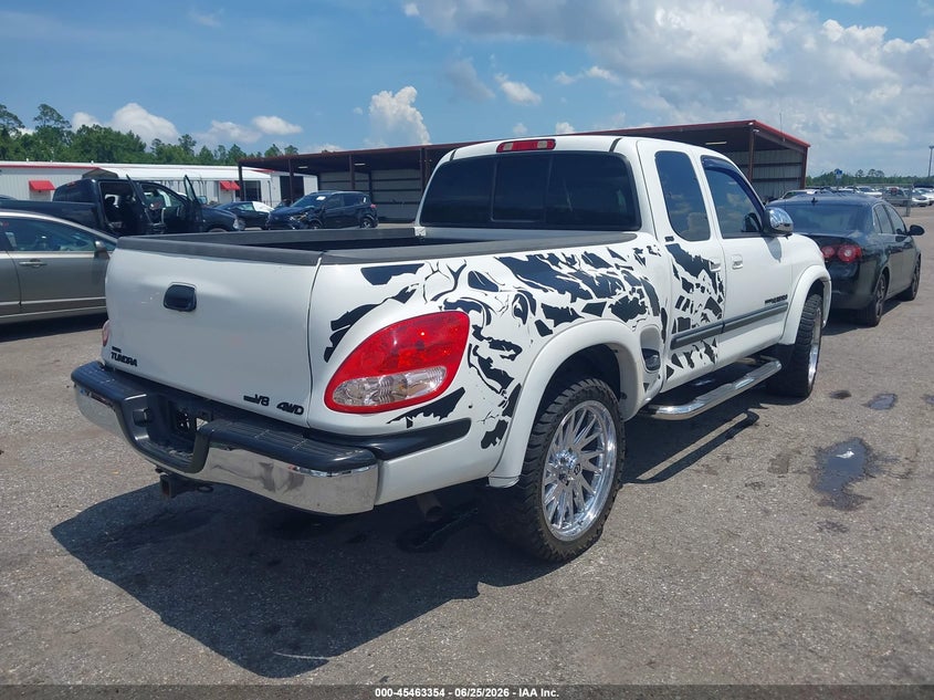 2005 Toyota Tundra VIN 5TBBT44195S463407 IAAI salvage auction — NORMAL WEAR, Clear (Florida), sold $1,300 on 2026-07-28 (photo 4)