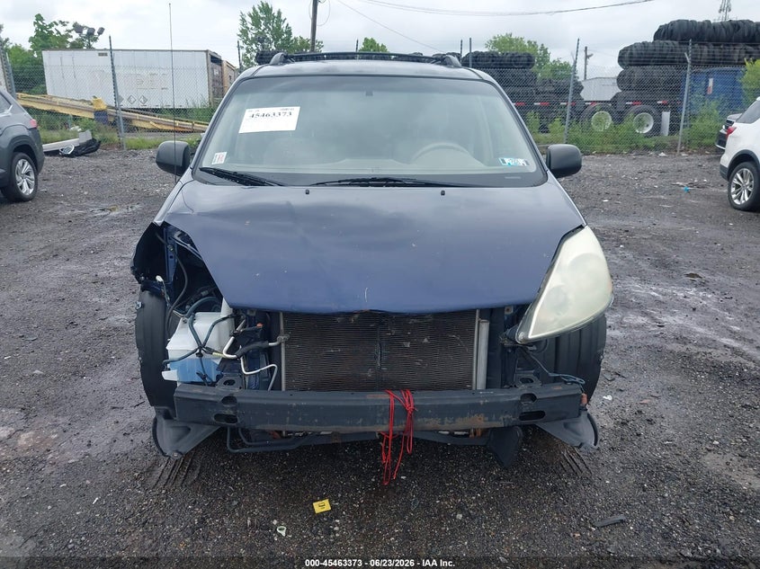 2006 Toyota Sienna VIN 5TDZA23C96S520807 IAAI salvage auction — NORMAL WEAR, Clear (Pennsylvania), sold $1,250 on 2026-07-17 (photo 6)