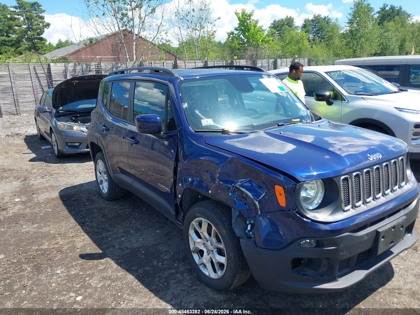 2017 Jeep Renegade VIN ZACCJBBB1HPG14498 IAAI salvage auction — RIGHT SIDE, Salvage (Massachusetts), sold $1,750 on 2026-08-05 (photo 1)