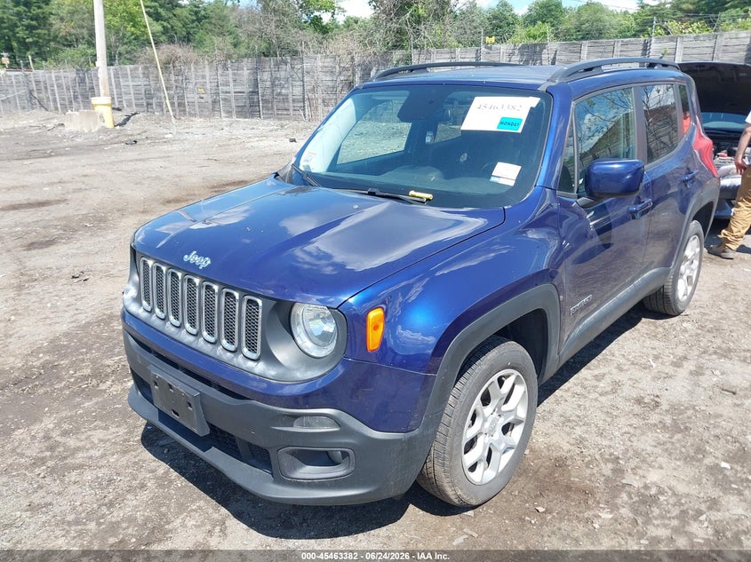 2017 Jeep Renegade VIN ZACCJBBB1HPG14498 IAAI salvage auction — RIGHT SIDE, Salvage (Massachusetts), sold $1,750 on 2026-08-05 (photo 2)