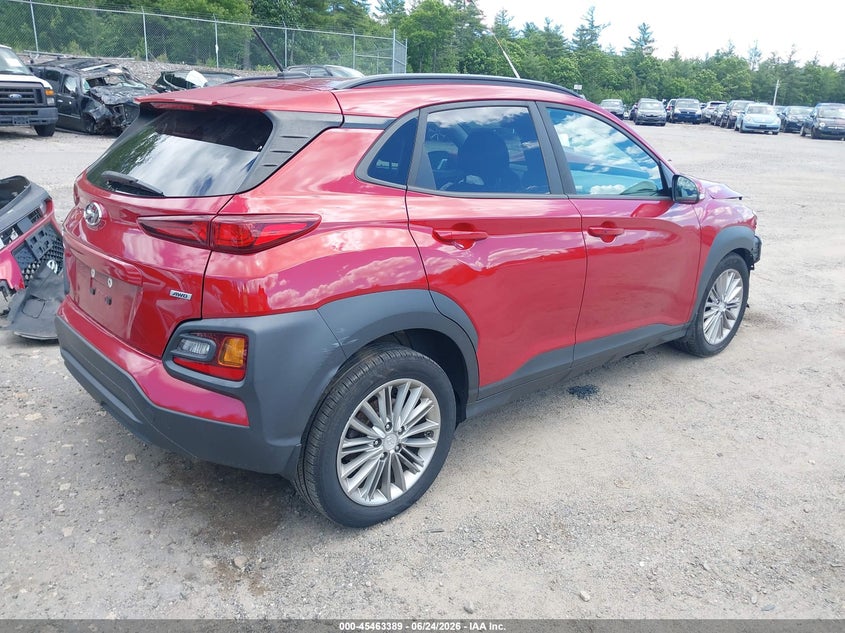 2018 Hyundai Kona VIN KM8K6CAA4JU087990 IAAI salvage auction — FRAME DAMAGE, Salvage (Massachusetts), sold $825 on 2026-07-24 (photo 4)