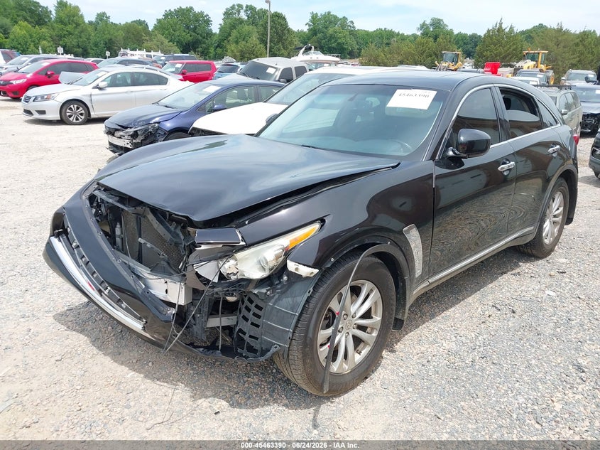 2013 Infiniti Fx VIN JN8CS1MW6DM172516 IAAI salvage auction — FRONT END, Salvage (Idaho), sold $400 on 2026-07-20 (photo 2)